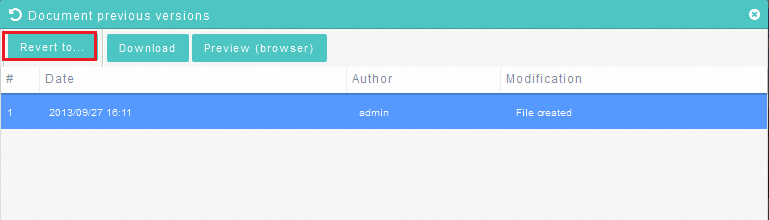 Revert to a previous verison of a file storig.png