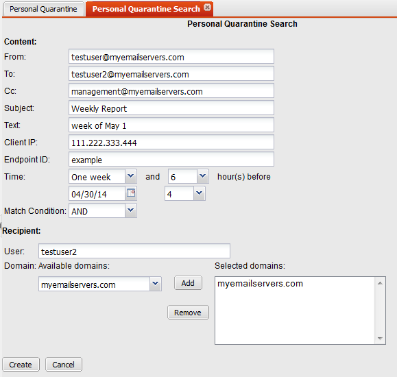 File:Fortimail personal quarantine create new search task.png