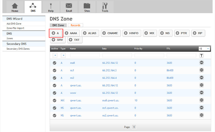 DNS Zone A Highlight - wiki.png