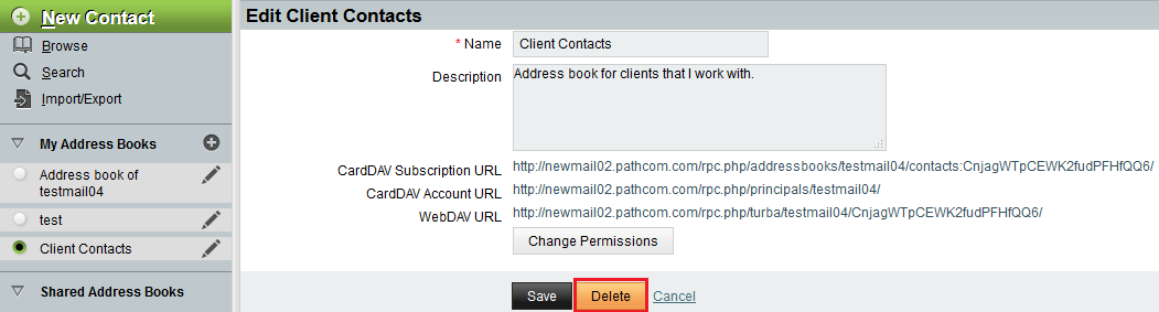 EasyMail delete addressbook.png