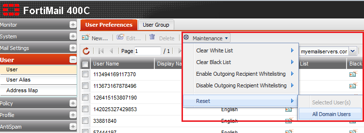 Fortimail reset all domain users.png