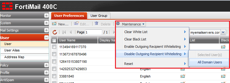 Fortimail disable outgoing all domain users.png
